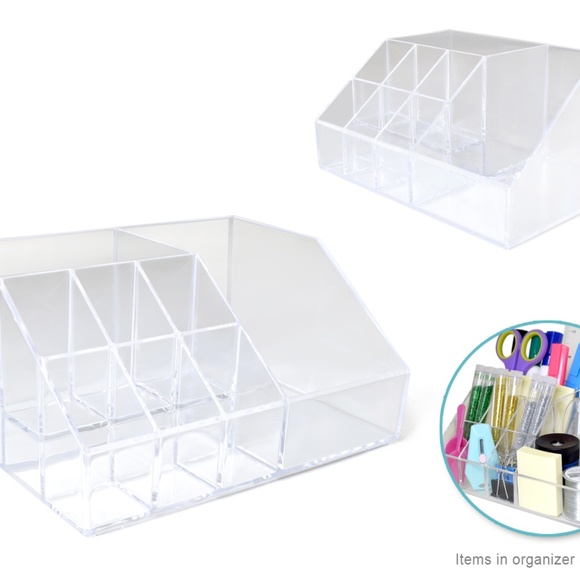 Other - BACK in boutique - Storage Desktop Acrylic Organizer Box 5"x6.75"x3.25" in.